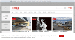 Desktop Screenshot of dnes24.sk
